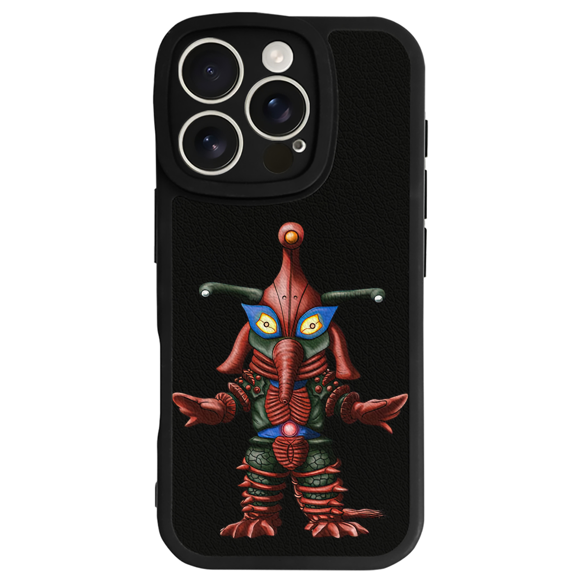 （画像用） ウルトラマン Ultraman 【iPhone 16シリーズ対応】シリコンスマホケース（レザー調） 材質：シリコン